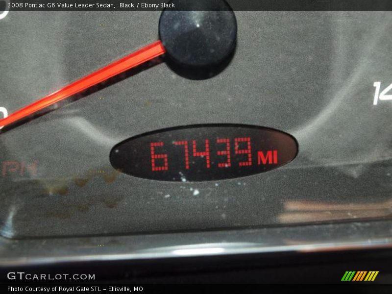 Black / Ebony Black 2008 Pontiac G6 Value Leader Sedan