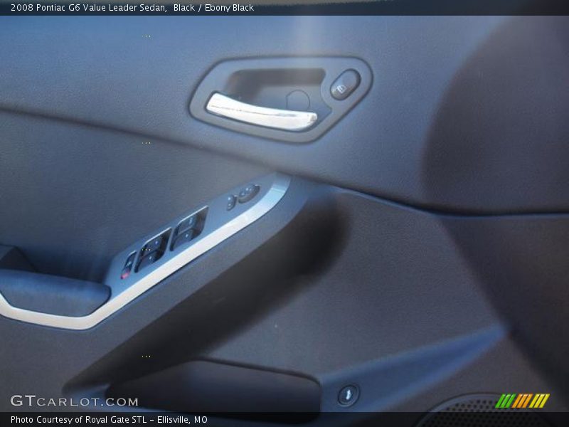 Black / Ebony Black 2008 Pontiac G6 Value Leader Sedan