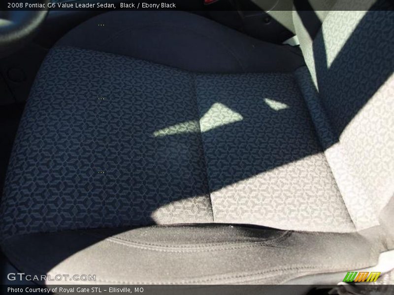 Black / Ebony Black 2008 Pontiac G6 Value Leader Sedan
