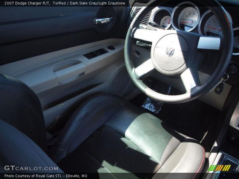TorRed / Dark Slate Gray/Light Graystone 2007 Dodge Charger R/T