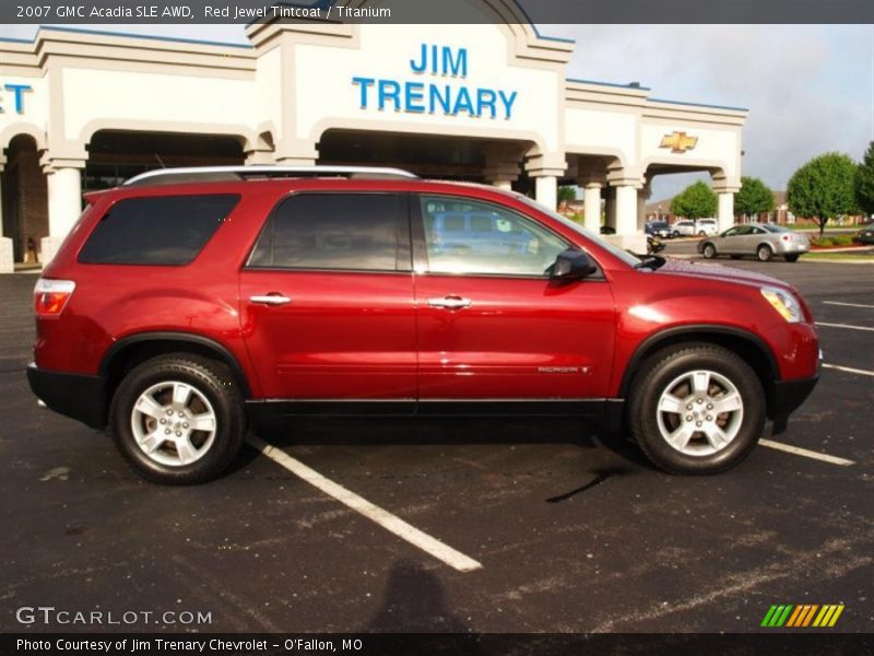 Red Jewel Tintcoat / Titanium 2007 GMC Acadia SLE AWD