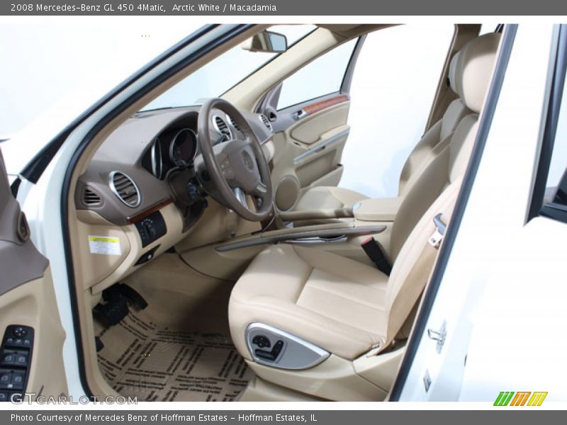 Arctic White / Macadamia 2008 Mercedes-Benz GL 450 4Matic