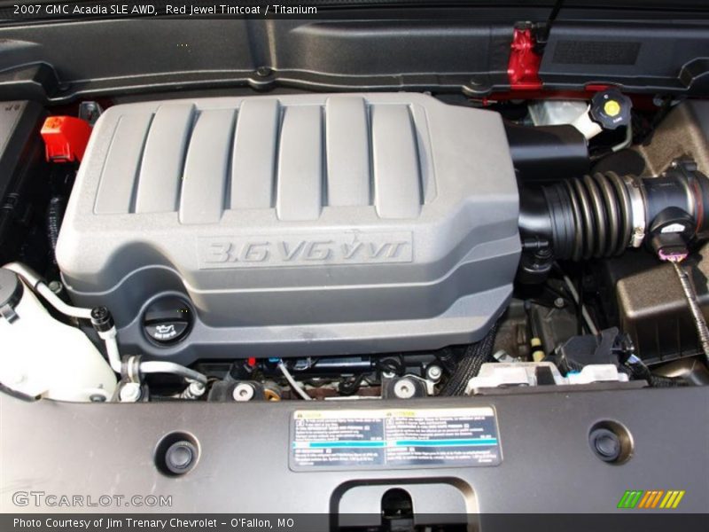 Red Jewel Tintcoat / Titanium 2007 GMC Acadia SLE AWD