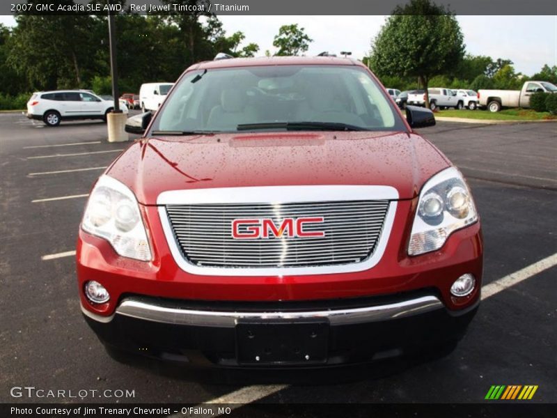 Red Jewel Tintcoat / Titanium 2007 GMC Acadia SLE AWD
