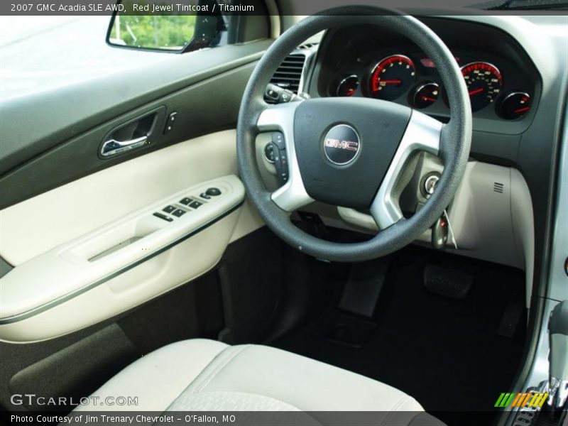 Red Jewel Tintcoat / Titanium 2007 GMC Acadia SLE AWD