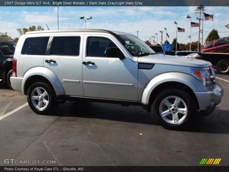 Bright Silver Metallic / Dark Slate Gray/Light Slate Gray 2007 Dodge Nitro SLT 4x4