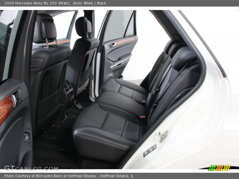 Arctic White / Black 2009 Mercedes-Benz ML 350 4Matic