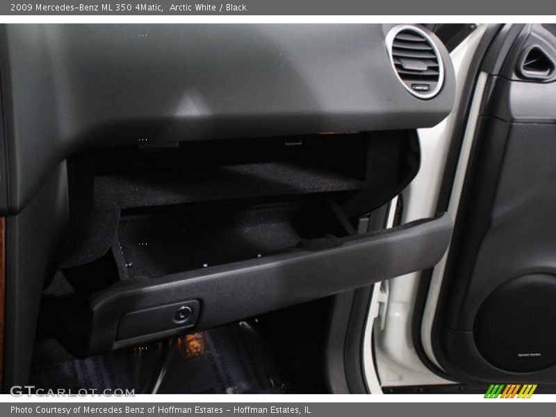 Arctic White / Black 2009 Mercedes-Benz ML 350 4Matic
