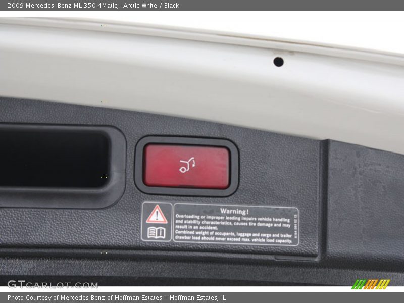 Arctic White / Black 2009 Mercedes-Benz ML 350 4Matic