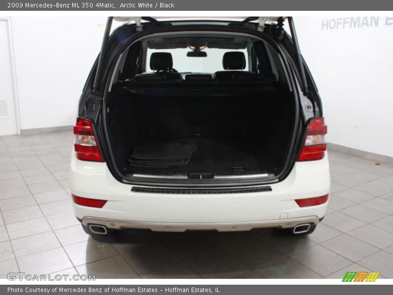 Arctic White / Black 2009 Mercedes-Benz ML 350 4Matic