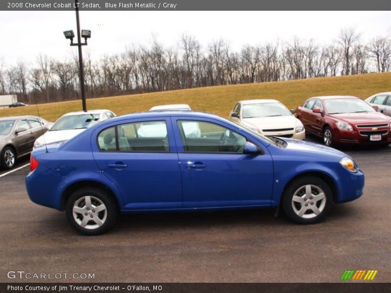 Blue Flash Metallic / Gray 2008 Chevrolet Cobalt LT Sedan