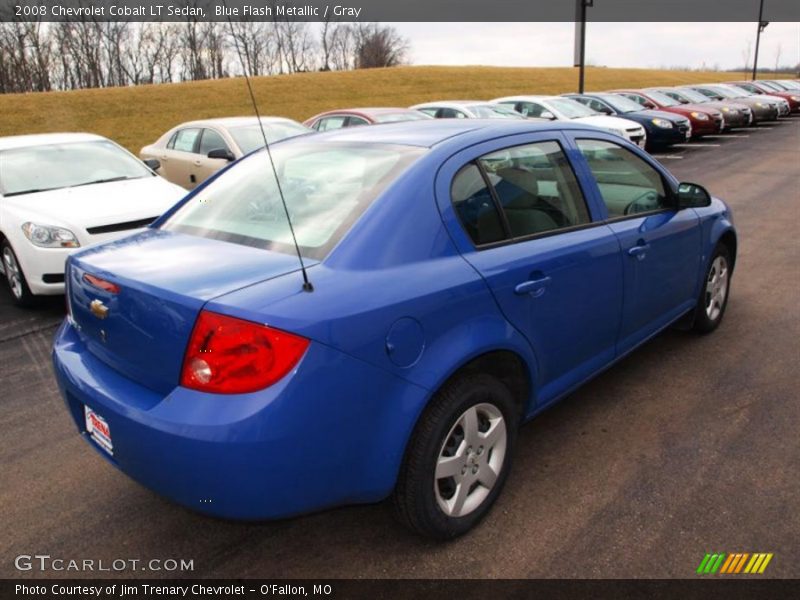 Blue Flash Metallic / Gray 2008 Chevrolet Cobalt LT Sedan