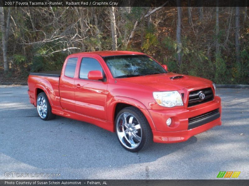 Radiant Red / Graphite Gray 2007 Toyota Tacoma X-Runner