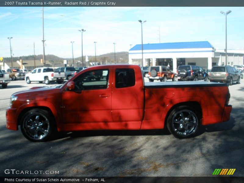 Radiant Red / Graphite Gray 2007 Toyota Tacoma X-Runner