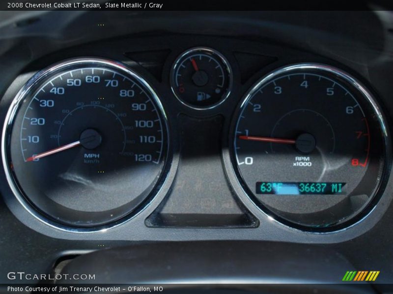 Slate Metallic / Gray 2008 Chevrolet Cobalt LT Sedan