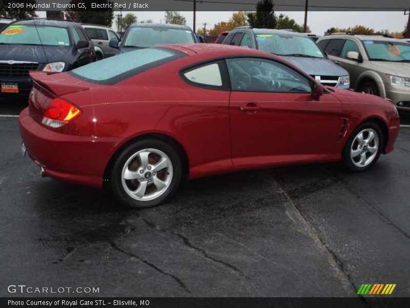 Electric Red / Black 2006 Hyundai Tiburon GS