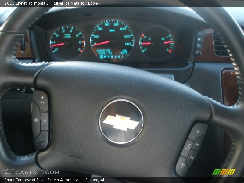 Silver Ice Metallic / Ebony 2011 Chevrolet Impala LT