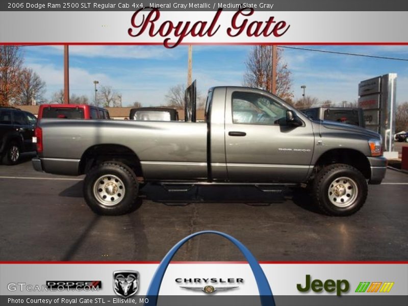 Mineral Gray Metallic / Medium Slate Gray 2006 Dodge Ram 2500 SLT Regular Cab 4x4