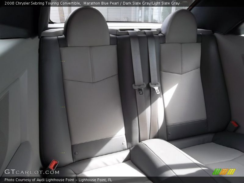 Marathon Blue Pearl / Dark Slate Gray/Light Slate Gray 2008 Chrysler Sebring Touring Convertible