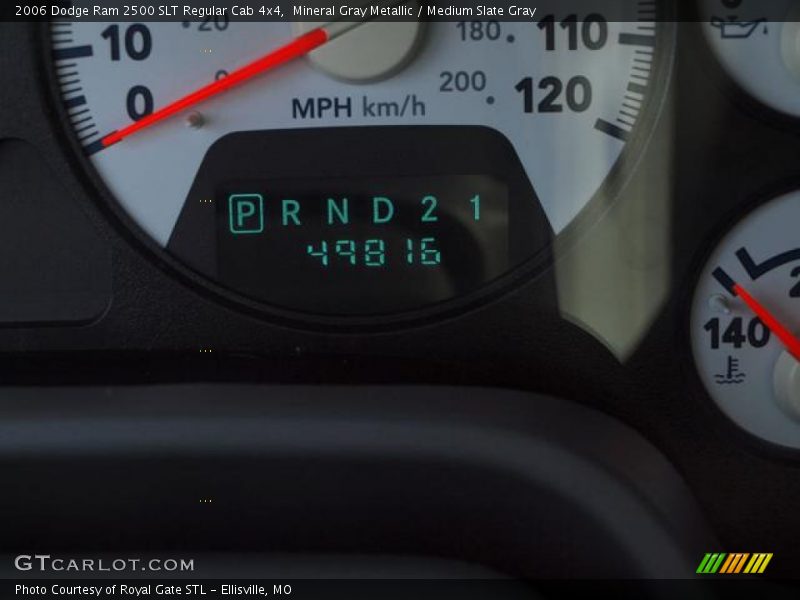 Mineral Gray Metallic / Medium Slate Gray 2006 Dodge Ram 2500 SLT Regular Cab 4x4