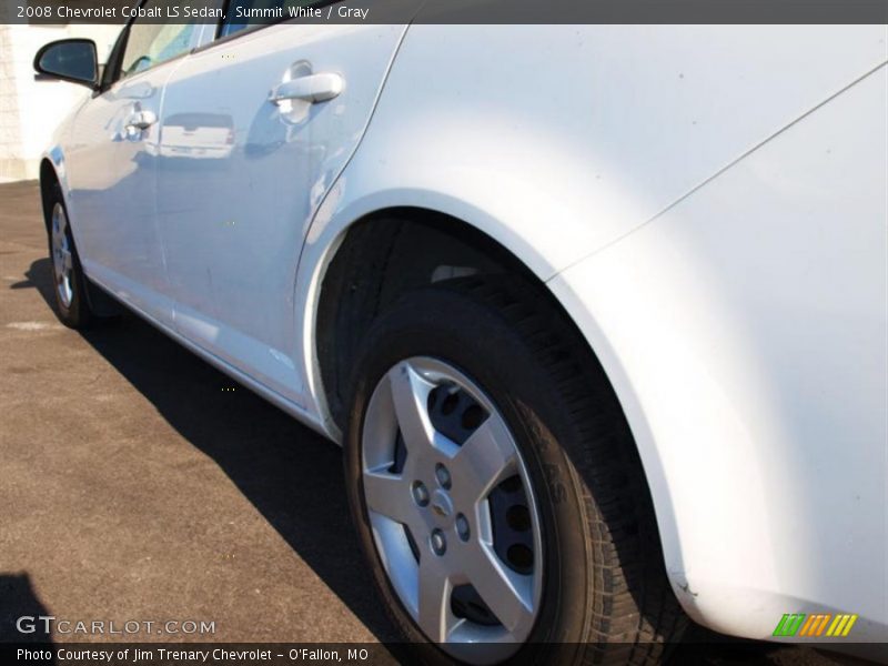 Summit White / Gray 2008 Chevrolet Cobalt LS Sedan