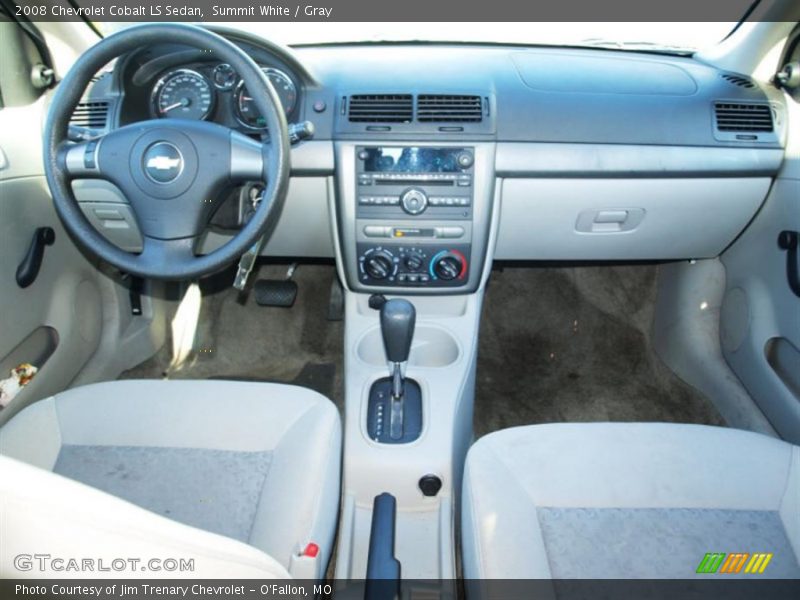 Summit White / Gray 2008 Chevrolet Cobalt LS Sedan