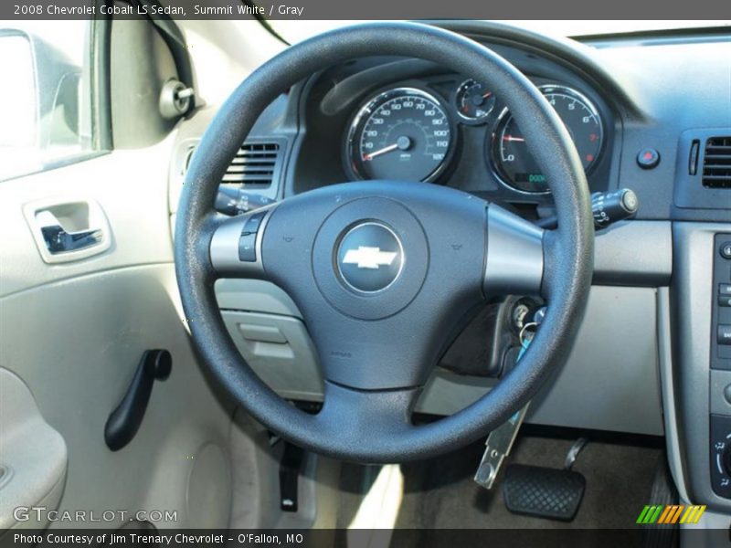 Summit White / Gray 2008 Chevrolet Cobalt LS Sedan