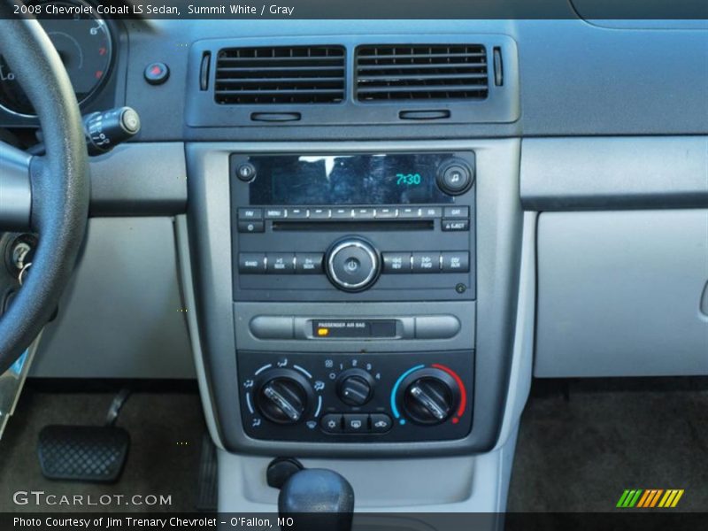 Summit White / Gray 2008 Chevrolet Cobalt LS Sedan