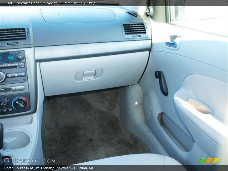 Summit White / Gray 2008 Chevrolet Cobalt LS Sedan