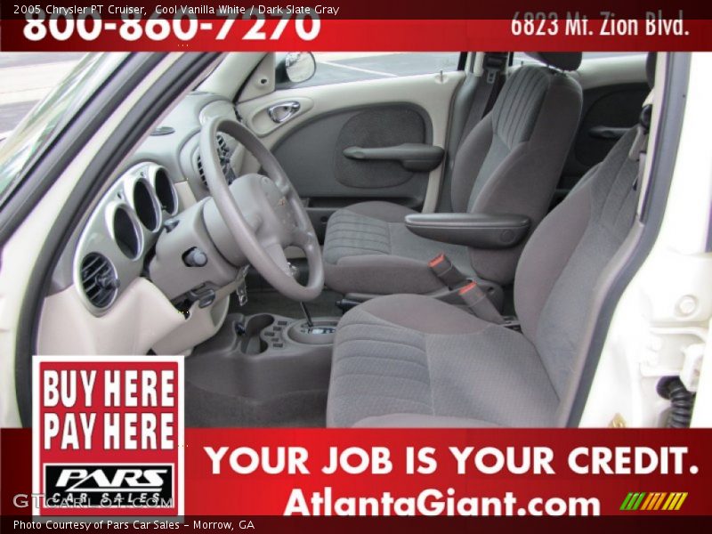 Cool Vanilla White / Dark Slate Gray 2005 Chrysler PT Cruiser
