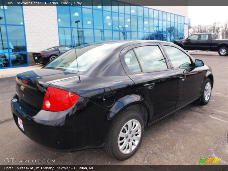 Black / Gray 2009 Chevrolet Cobalt LT Sedan