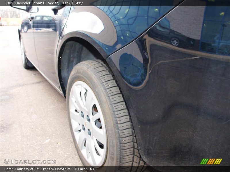 Black / Gray 2009 Chevrolet Cobalt LT Sedan