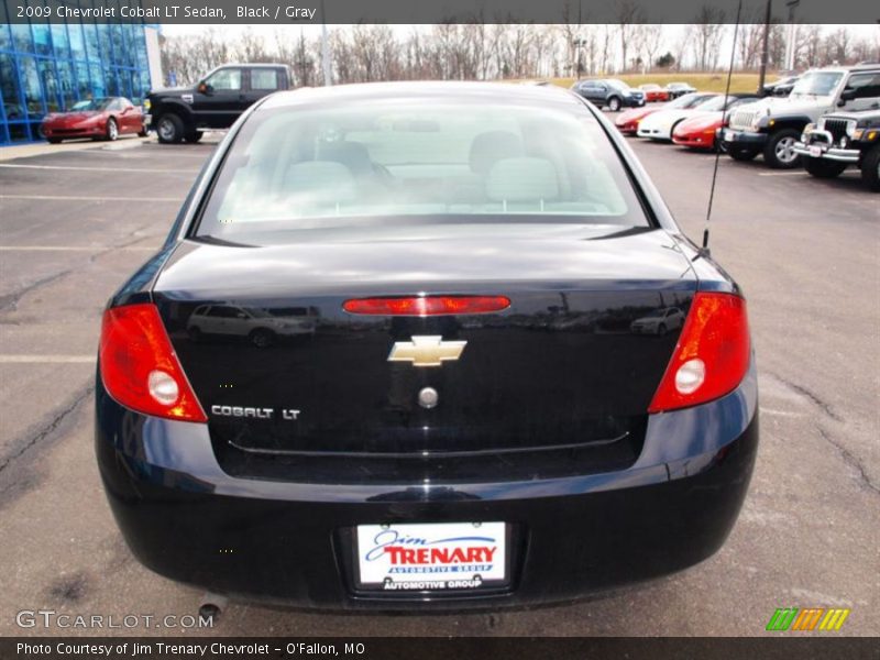 Black / Gray 2009 Chevrolet Cobalt LT Sedan