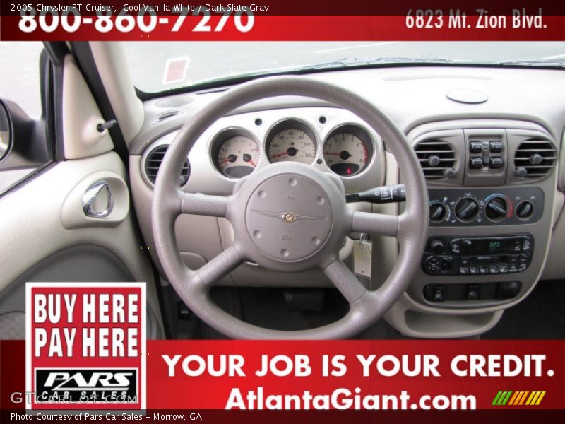Cool Vanilla White / Dark Slate Gray 2005 Chrysler PT Cruiser