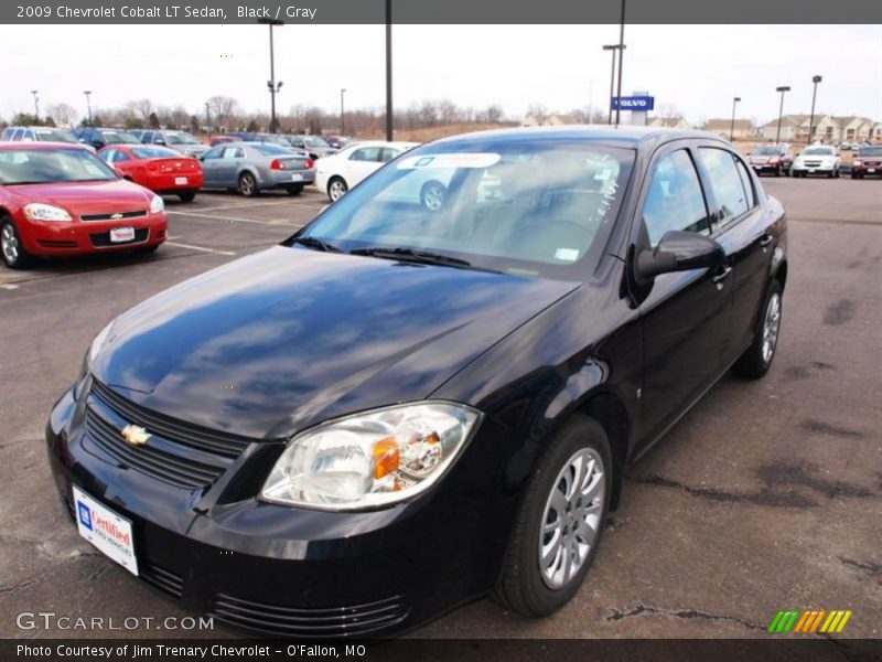Black / Gray 2009 Chevrolet Cobalt LT Sedan