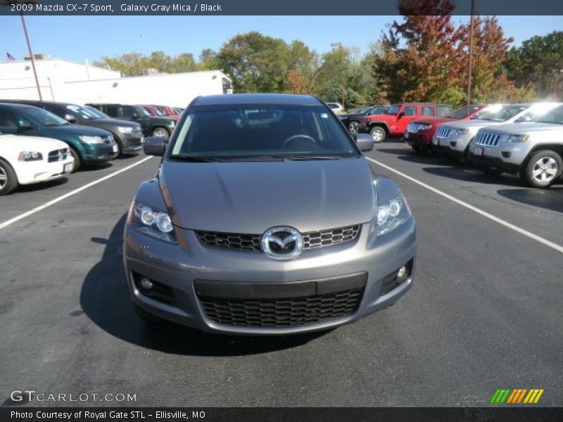 Galaxy Gray Mica / Black 2009 Mazda CX-7 Sport