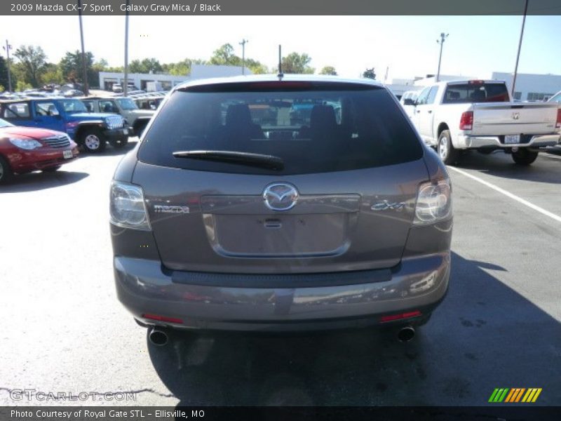 Galaxy Gray Mica / Black 2009 Mazda CX-7 Sport