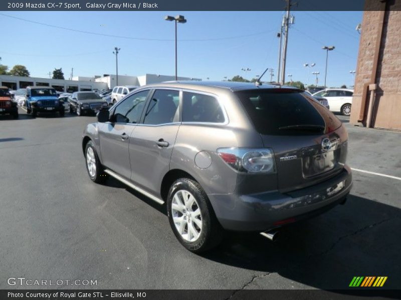 Galaxy Gray Mica / Black 2009 Mazda CX-7 Sport