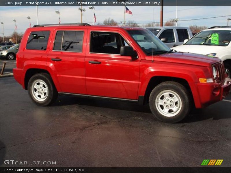 Inferno Red Crystal Pearl / Dark Slate Gray/Medium Slate Gray 2009 Jeep Patriot Sport 4x4