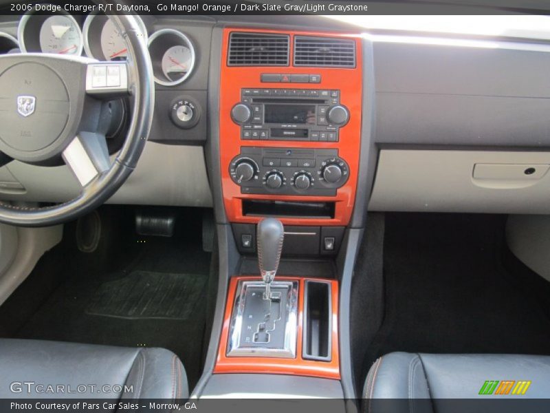 Go Mango! Orange / Dark Slate Gray/Light Graystone 2006 Dodge Charger R/T Daytona
