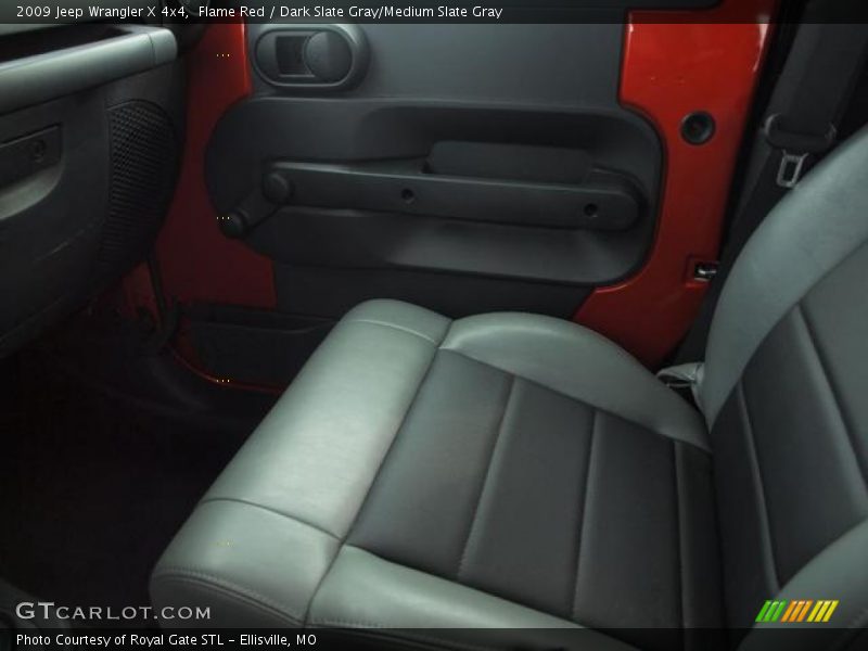 Flame Red / Dark Slate Gray/Medium Slate Gray 2009 Jeep Wrangler X 4x4