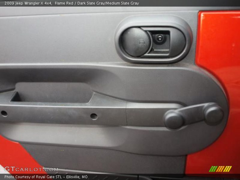Flame Red / Dark Slate Gray/Medium Slate Gray 2009 Jeep Wrangler X 4x4