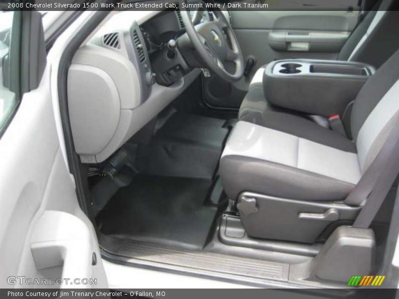 Summit White / Dark Titanium 2008 Chevrolet Silverado 1500 Work Truck Extended Cab