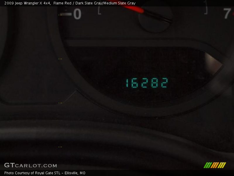 Flame Red / Dark Slate Gray/Medium Slate Gray 2009 Jeep Wrangler X 4x4