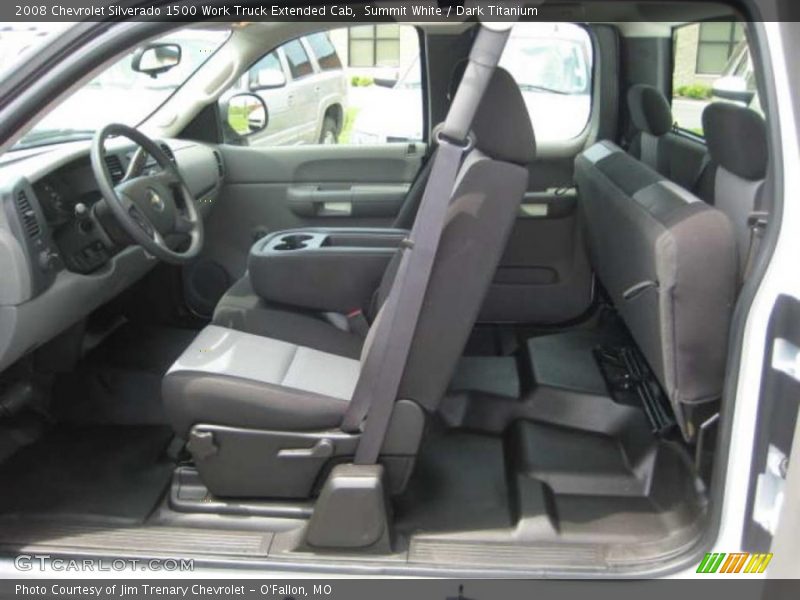 Summit White / Dark Titanium 2008 Chevrolet Silverado 1500 Work Truck Extended Cab