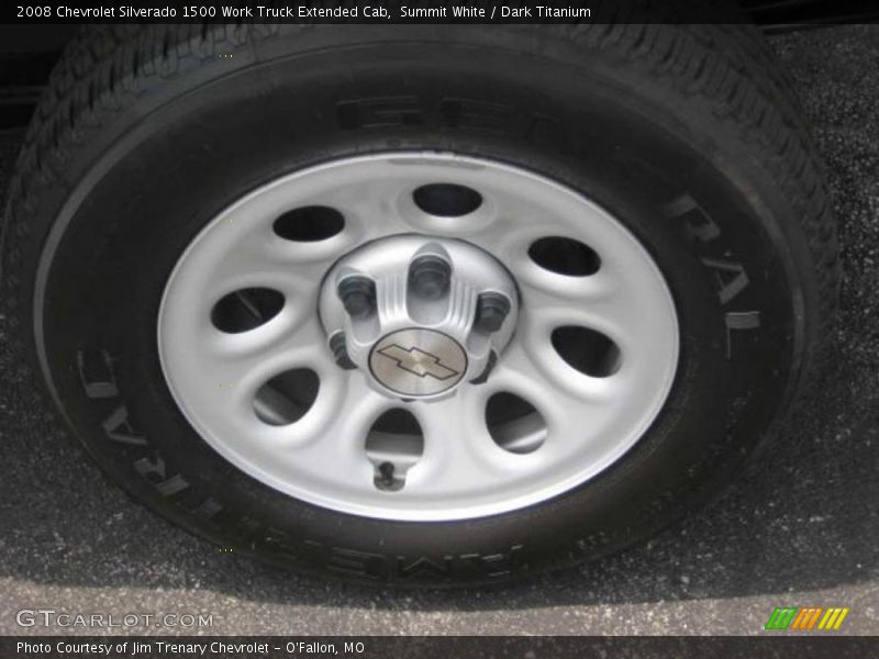 Summit White / Dark Titanium 2008 Chevrolet Silverado 1500 Work Truck Extended Cab