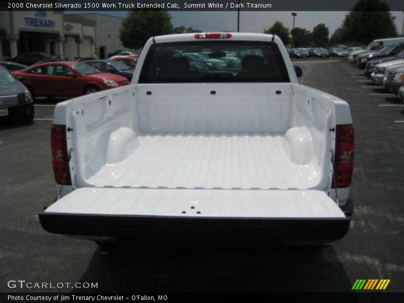Summit White / Dark Titanium 2008 Chevrolet Silverado 1500 Work Truck Extended Cab