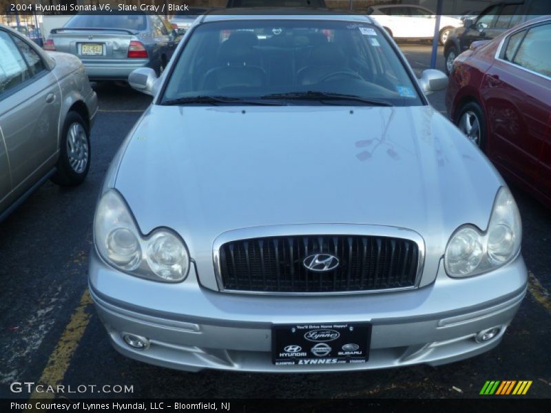 Slate Gray / Black 2004 Hyundai Sonata V6