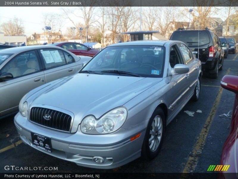Slate Gray / Black 2004 Hyundai Sonata V6