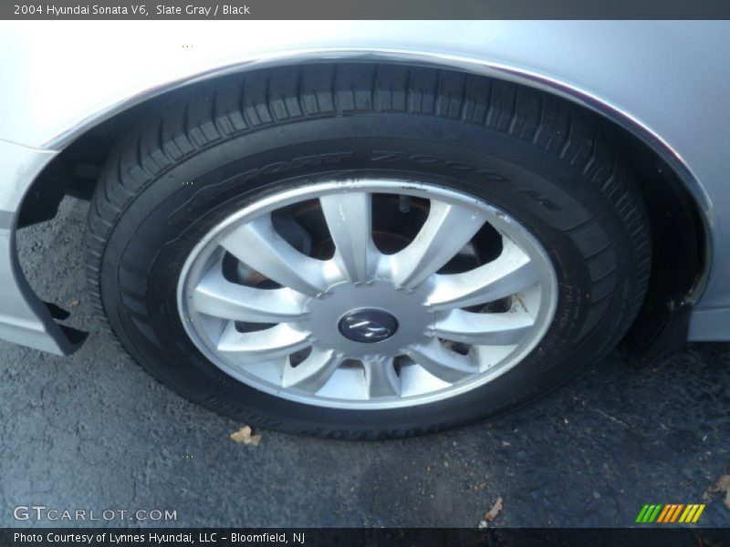 Slate Gray / Black 2004 Hyundai Sonata V6